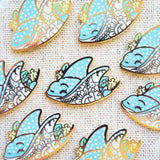 Spotted Eagle Ray Enamel Pin