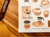 Coffee House Sticker Sheet