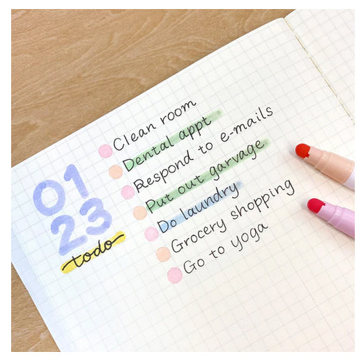 ZIG Clean Color Dot Markers Mild Smoky 6/pkg
