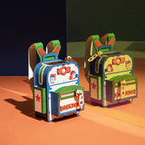 Backpack DIY Wooden Desk Organizer Pen Holder