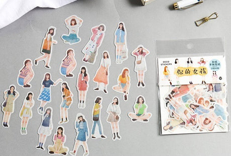 Pegatinas washi flake de Your Girl 
