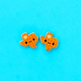 Pendientes de gofre de Texas