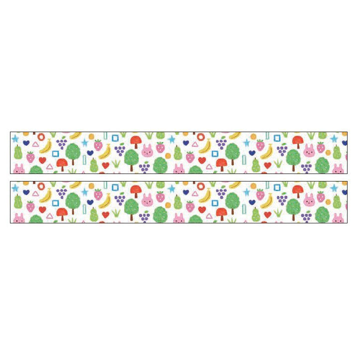 Cinta washi con forma de libro ilustrado