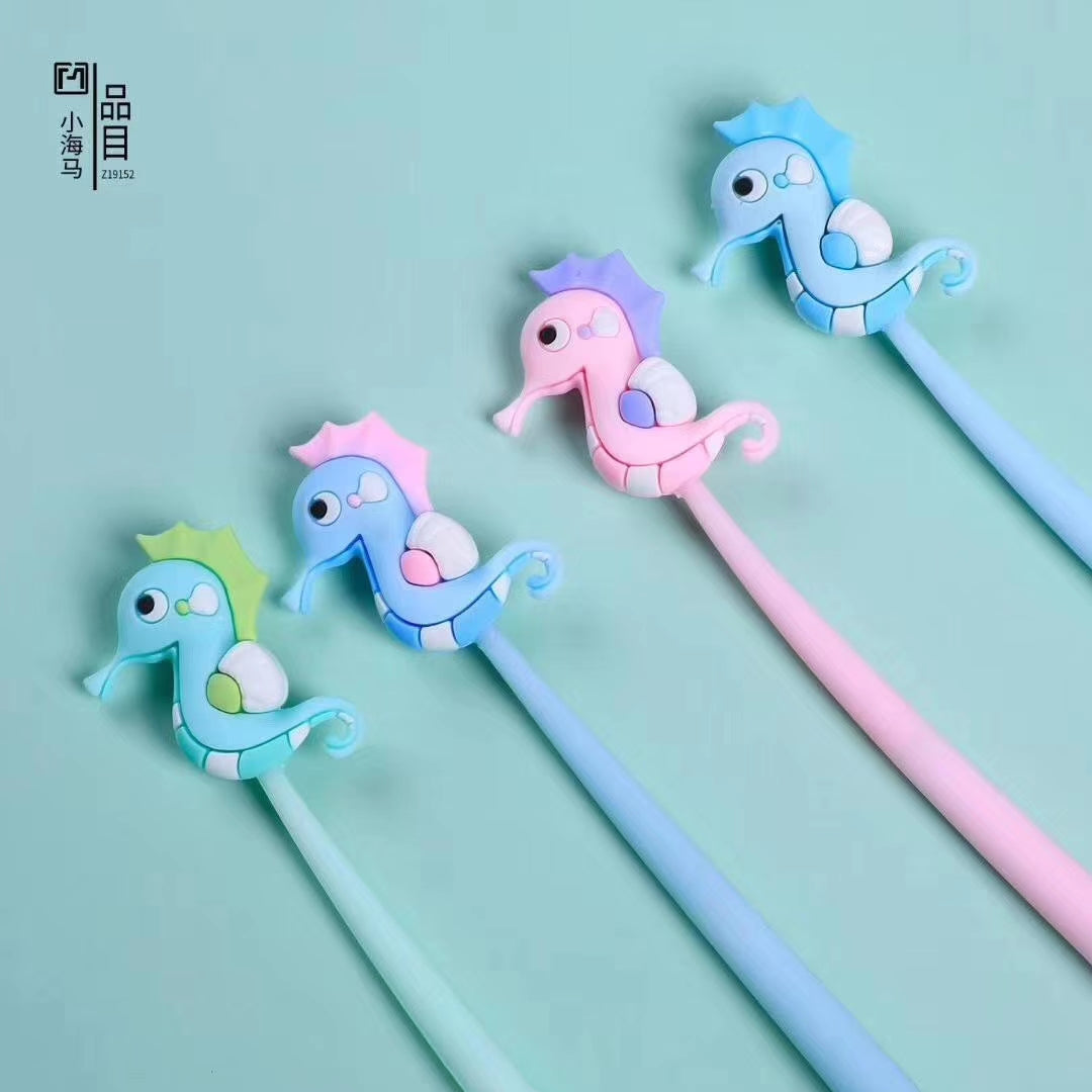 Bolígrafo de gel con forma de caballito de mar