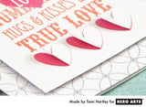 Heart with Arrow Rubber Stamp