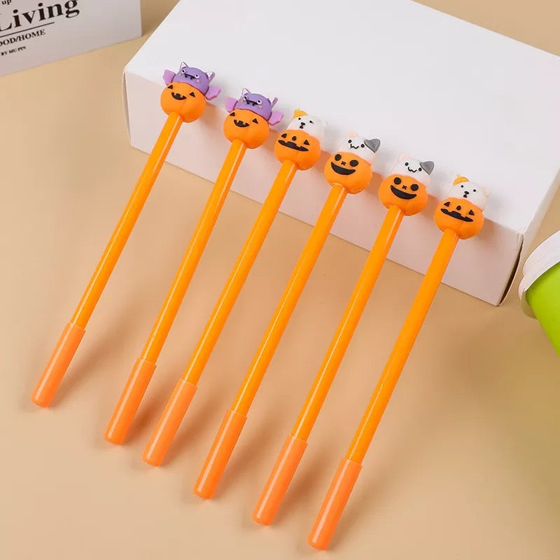 Bolígrafo de gel con forma de Jack-O-Lantern