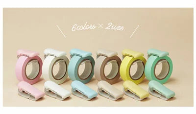 Washi Tape Cutter Pastel Pink Kokuyo Karu Cut (for 10 - 15mm)