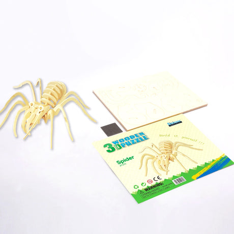Rompecabezas de madera 3D DIY de una araña