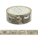 Cinta adhesiva decorativa de café de Shinzi Katoh Design