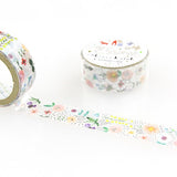 Cinta washi con diseño de flores de Shinzi Katoh