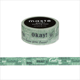 Cinta washi japonesa de saludos • Amazing Life Masté Masking Tape