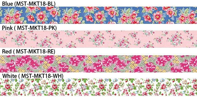 Cinta washi japonesa con diseño de flores • Cinta adhesiva Masté