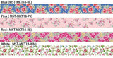 Cinta washi japonesa con diseño de flores • Cinta adhesiva Masté