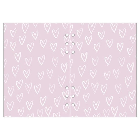 Recambio de bloc de notas A5 con diseño de corazón de Mark's 