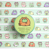 Froggy Kitty Washi Tape Robot Dance