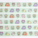 Froggy Kitty Washi Tape Robot Dance